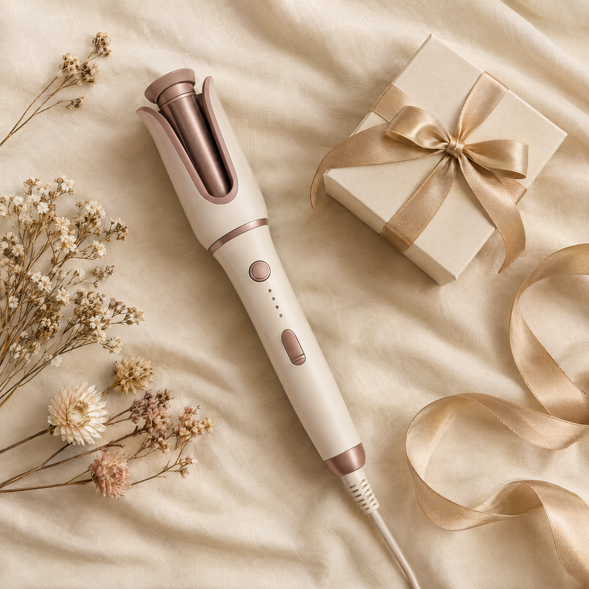 RovaCurl Automatic Curling Wand — 28mm Ceramic, Anti-Tangle